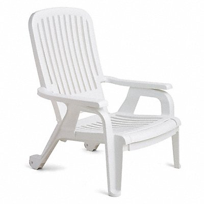 GROSFILLEX 47658004 Bahia Deck Chair in White