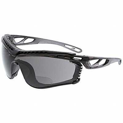 MCR SAFETY CL5H20GPF Safety Glasses Polycarbonate Grey Uni