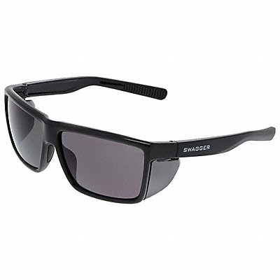 MCR SAFETY SR212 Safety Glasses Polycarbonate Black Uni