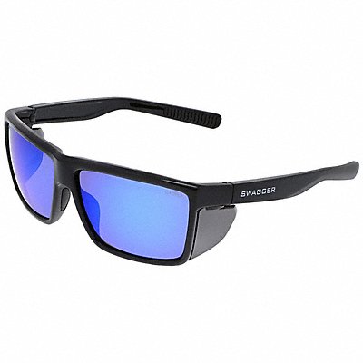 MCR SAFETY SR218B Safety Glasses Polycarbonate Black Uni