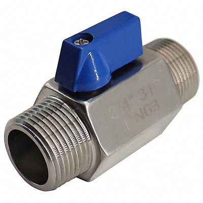 GRAINGER 06Q102N04012 Manual 2-Way Ball Valve NPT 316 SS