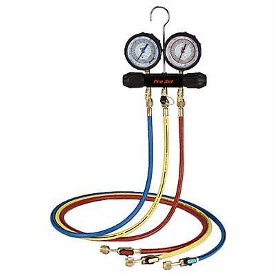 PRO-SET MT2H7P5E Mechanical Manifold Gauge Set 2 Valves