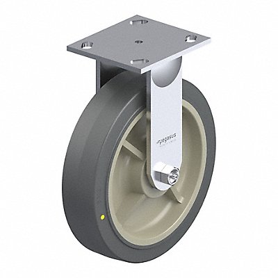 BLICKLE P21RPRP080R14EL Plate Caster Rigid Rubber 9 1/2 H