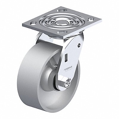 GRAINGER P21SD050R14 Plate Caster Swivel Iron 6 1/2 H