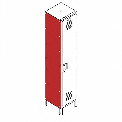 LYON LLC YFLECPSF60P181 Locker Painted Side Panel