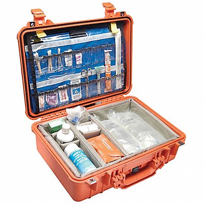 PELICAN 1550EMS EMS Case Orange 20.62 x 16.62 x 8.12 In