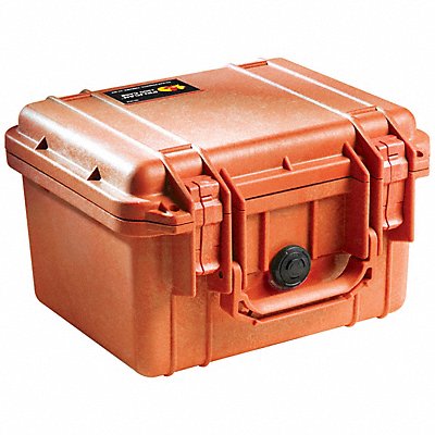 PELICAN 1300 Protective Case 4 15/16 in Double Throw Orange