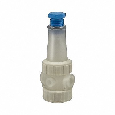 PLAST-O-MATIC PRHM050VPP Pressure Regulator 1/2 In 5 to 125 psi