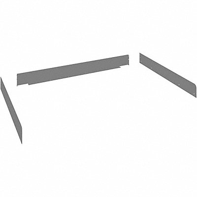 TENNSCO SB3648 Side and Back Rail Kit 48inWx36inDx3inH