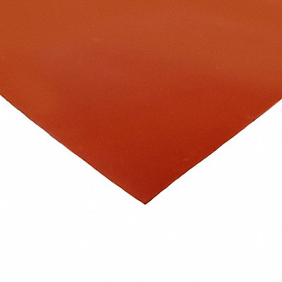 GRAINGER 286012X6X6 Rubber Roll Silicone Red