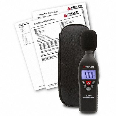 TRIPLETT SLM400NIST Noise Meter with NIST Type 2 w/ Battery