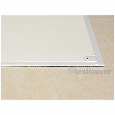 PLASTICOVER PCS2600454W Floor Protection Mats 45 L 26 W PK4