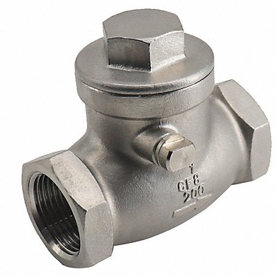 GRAINGER 06H041N01034 Check Valve 3.15 in Overall L