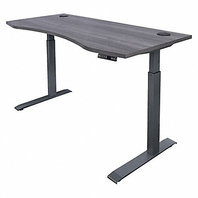 MOTIONWISE SDD60G Adjustable Desk 60 W 30 D Grey Top