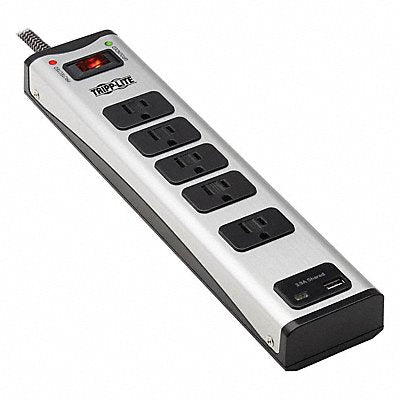 TRIPP LITE TLM506USBC Surge Protector Metal 2 3/4 W