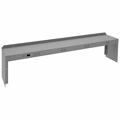 TENNSCO RE1060MEDGREY E3941 Electrical Shelf Riser 60x10-1/2x12 Grey