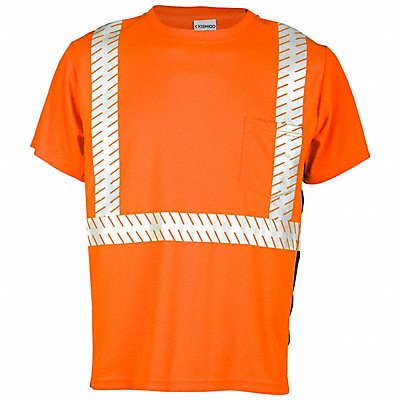 KISHIGO 91152X T-Shirt Black Sided Class 2 Orange 2XL