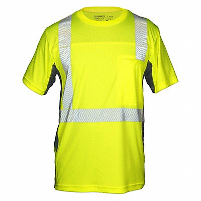 KISHIGO 91734X T-Shirt Unisex Black/Lime 4XL