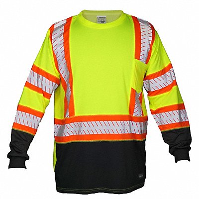 KISHIGO 91814X T-Shirt Unisex Black/Lime 4XL