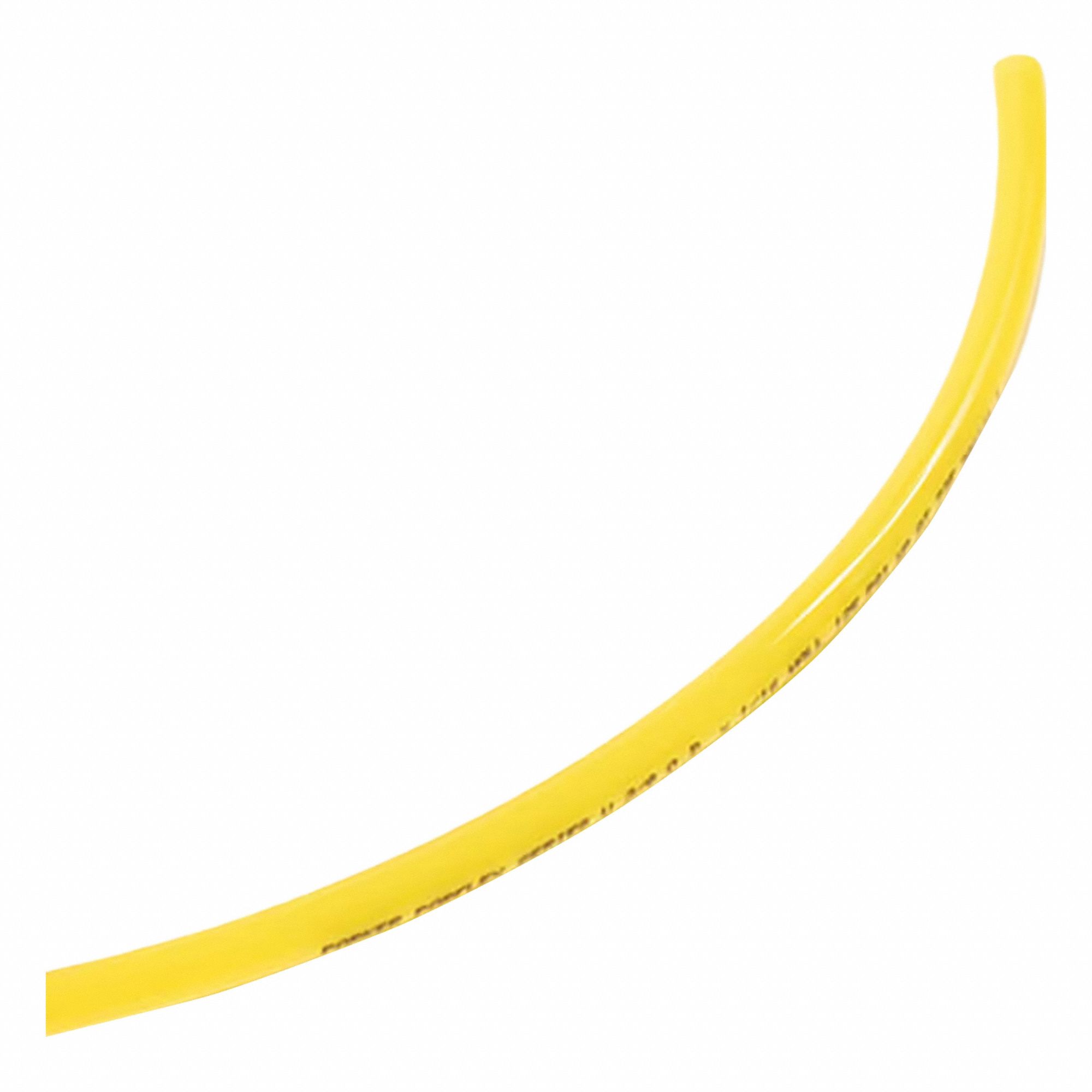 PARKER 95U25031YEL0500 Tubing Yellow Overall 100 ft L