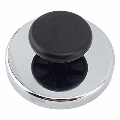 GRAINGER 3DXW9 Round Magnet with Handle 95 lb Pull