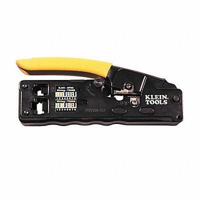 KLEIN TOOLS VDV226107 Ratchet Crimper Uninsulated 5-1/4 L