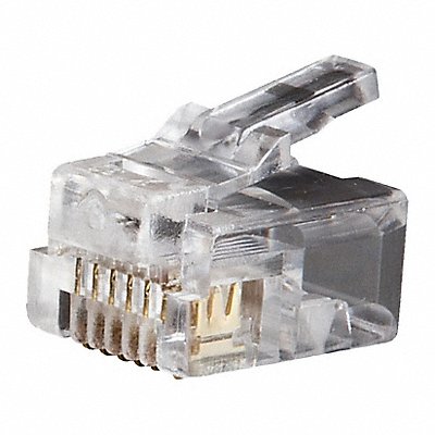 KLEIN TOOLS VDV826600 Telephone Plug RJ11 6P6C PK25
