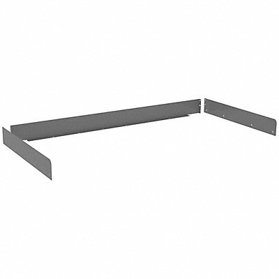 TENNSCO SB3060 Side and Back Rail Kit 60Wx30Dx3 H Grey