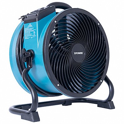 XPOWER X39ARBlue Axial Air Mover 1/4 hp Motor