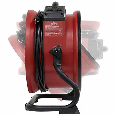 XPOWER X39ARRed Axial Air Mover 1/4 hp Motor