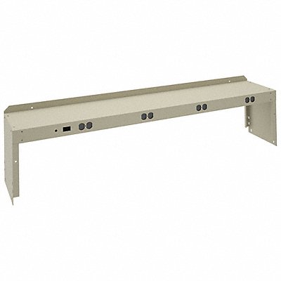 TENNSCO RE1060SAND E3941 Electrical Shelf Riser 60x10-1/2x12 Sand